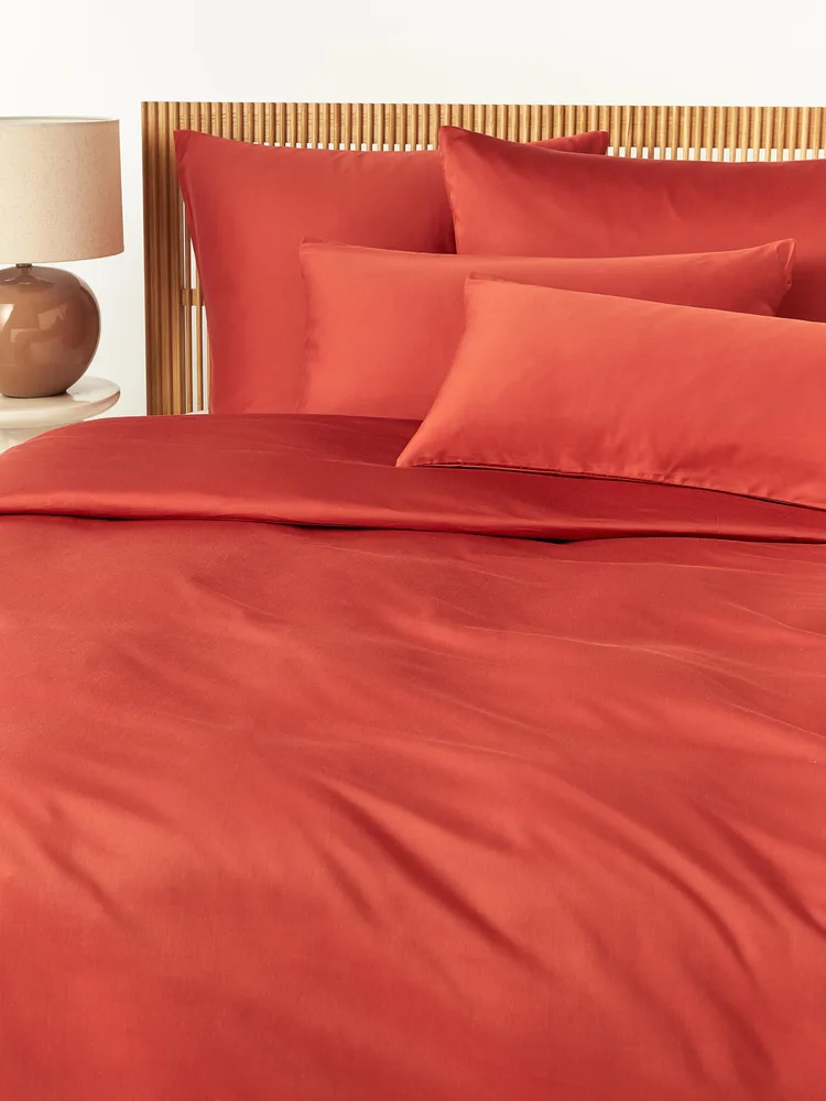 Westwing Collection Пододеяльник Comfort из хлопкового сатина, 155х220 см