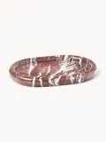 Westwing Collection Поднос декоративный Maba из мрамора, 30 x 21 см, Ш 30 × В 21 см, Бордовый — фото 1