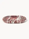 Westwing Collection Поднос декоративный Maba из мрамора, 30 x 21 см, Ш 30 × В 21 см, Бордовый — фото 2