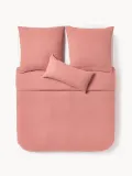 Westwing Collection Пододеяльник Odile из муслина, Ш 135 × Д 200 см, Пыльный розовый — фото 5