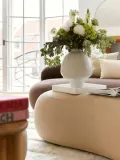 Westwing Collection Ваза Saki из каменной керамики ручной работы высотой 40 см — фото 5