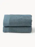 Westwing Collection Полотенце Premium, гостевое полотенце XS, Ш 30 × Д 50 см, 2 шт., Petrol — фото 7