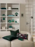 Westwing Collection Наволочка декоративная Bellamie, Ш 45 × Д 45 см, Тёмный зелёный — фото 6