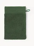Westwing Collection Полотенце-рукавица банное Premium, 2 шт, Тёмный зелёный — фото 1