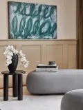 Westwing Collection Ваза Latona ручной работы высотой 41 см, Ø 27 × В 41 см, Чёрный — фото 6