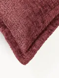 Westwing Collection Наволочка декоративная Shannon, Ш 30 × Д 70 см, Бордовый — фото 2