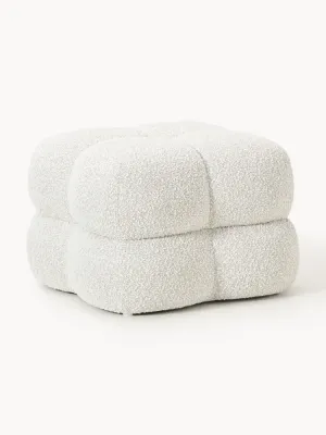 Westwing Collection Пуф Ellie кубический, Ш 57 × В 40 см, Белый