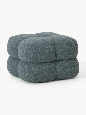 Westwing Collection Пуф Ellie кубический, Ш 57 × В 40 см, Серо-голубой