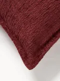 Westwing Collection Наволочка декоративная Shannon букле бордовая — фото 2
