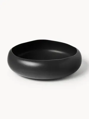 Westwing Collection Миска декоративная ручной работы Latona, ширина 31 см, Ø 31 × В 10 см, Чёрный