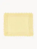 Westwing Collection Комплект подкладок с кружевом Flavia, 2 шт, Ш 45 × Д 50 см, Светлый жёлтый — фото 1