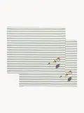 Westwing Collection Комплект подкладок с вышивкой Melony, 2 шт, Ш 40 × Д 50 см, Жёлтый — фото 4