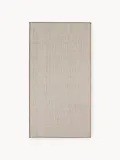Westwing Collection Ковер уличный Cort двусторонний с зигзагообразным узором, 80х150 см, светло-бежевый с молочно-белым — фото 1