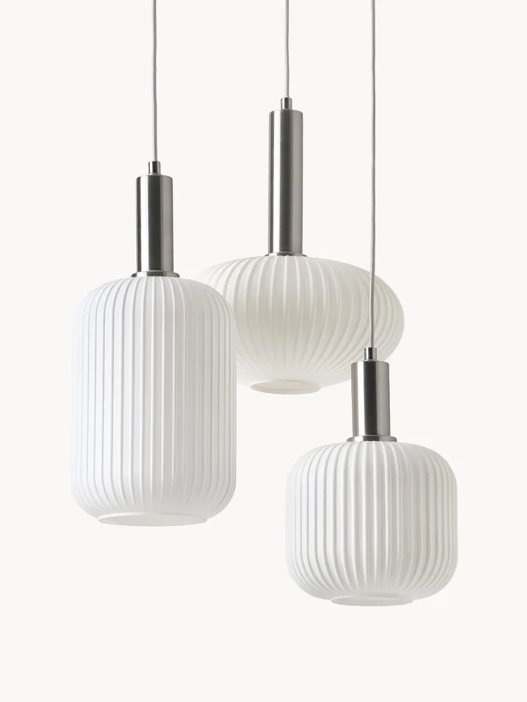 Westwing Collection Светильник подвесной Candela, белый с серебристым
