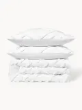 Westwing Collection Пододеяльник Faith из перкали с тафтинговым узором, 135х200 см — фото 4