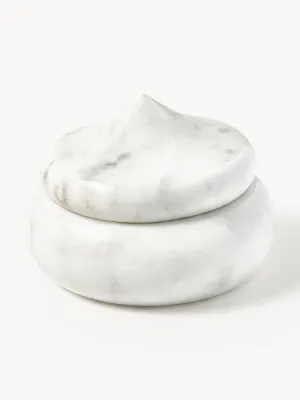 Westwing Collection Шкатулка для украшений Meringue из белого мрамора