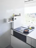 Yamazaki Шкафчик кухонный Tower из металла с двумя ящиками, белый — фото 3