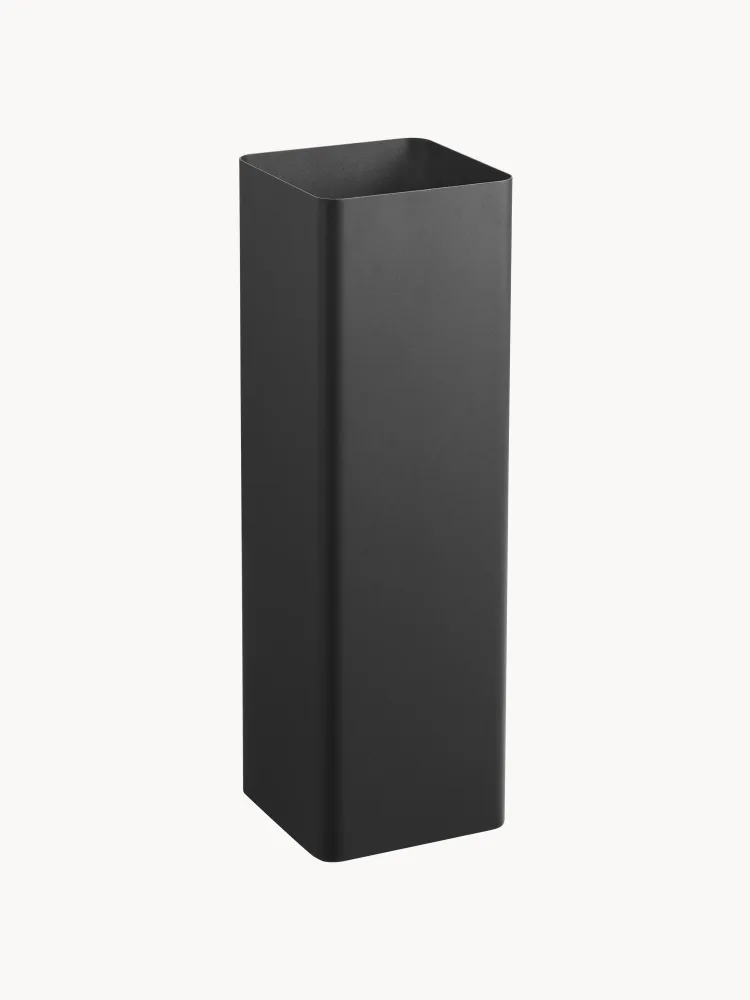 Yamazaki Подставка для зонтов Smart со съёмным поддоном, Ш 15 × В 48 см, Чёрный
