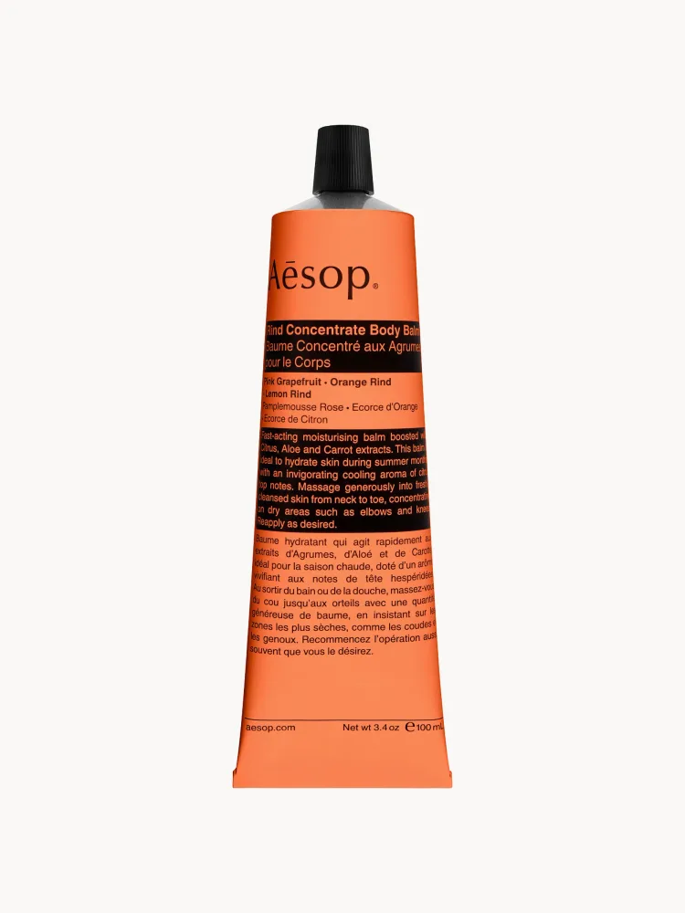 Aesop Бальзам для тела Rind с цитрусовыми маслами грейпфрута, апельсина и лимона, увлажняющий, 100 мл