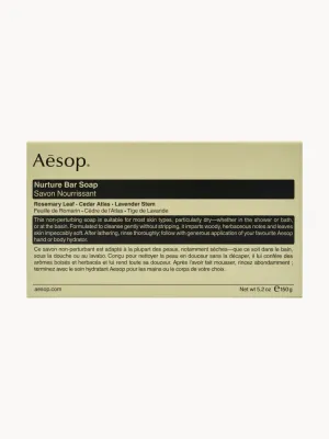 Aesop Мыло кусковое для рук и тела Nurture с маслом ши, розмарином, атласским кедром и лавандой, 11х6 см