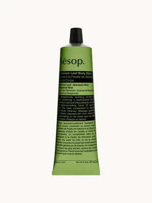 Aesop Бальзам для тела Geranium Leaf с маслами герани, мандарина и бергамота, питательный, 100 мл