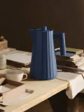 Alessi Чайник электрический Plissé с плиссированным корпусом из термопластичной смолы, 1,7 л, серо-голубой — фото 3