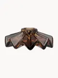 Подсвечник Anna + Nina Frilly из стекла, Ø 11 × В 3 см, Коричневый — фото 1