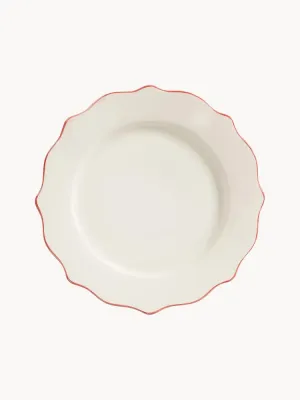 Anna + Nina Тарелка Scalloped ручной росписи