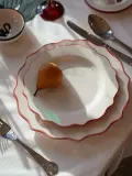 Anna + Nina Тарелка Scalloped ручной росписи — фото 2