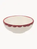Anna + Nina Мисочка для закусок Trim ручной росписи, Ø 11 × В 10 см, Приглушённый белый — фото 1