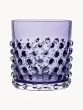 Anna von Lipa Набор стаканов Hobnail из выдувного стекла, 2 шт., 150 мл, сливовые — фото 1