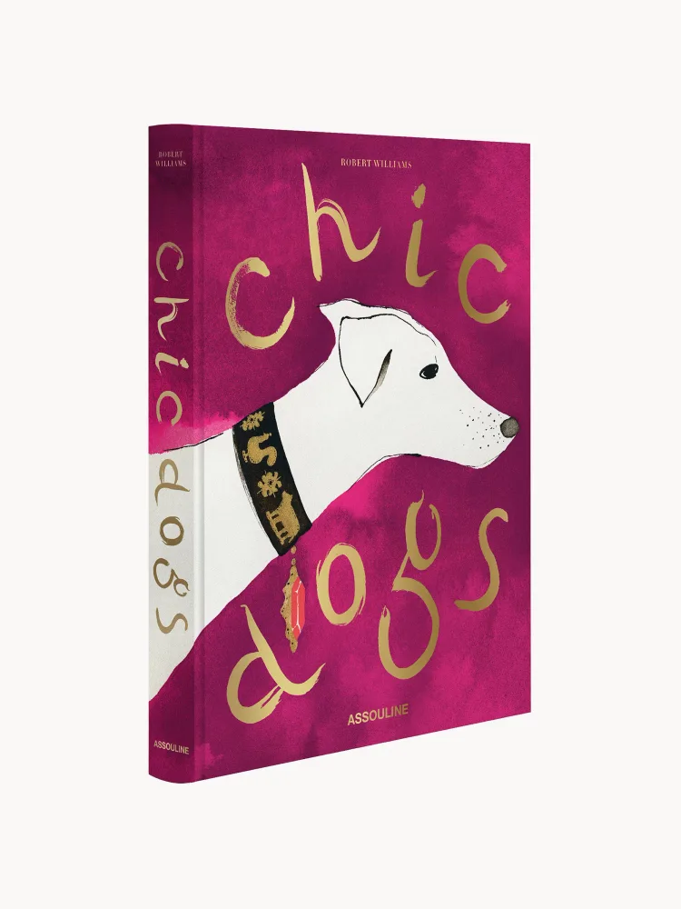 Assouline Книга-альбом Chic Dogs о собаках в мире стиля на английском языке, твёрдый переплёт, 256 страниц, 25х33 см