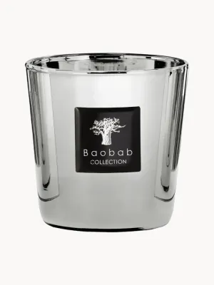 Ароматическая свеча Baobab Exclusives, серебристая