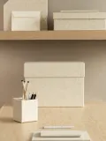 Bigso Box of Sweden Коробка для документов Lovisa с разделителями, 33 x 24 см, Ш 33 × В 24 см, Светлый бежевый — фото 6