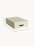 Bigso Box of Sweden Коробка для хранения под кровать Karolin с крышкой, Ш 56 × В 16 см, Светлый бежевый — фото 2