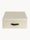 Bigso Box of Sweden Коробка для хранения под кровать Karolin с крышкой, Ш 56 × В 16 см, Светлый бежевый — фото 5