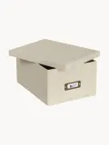 Bigso Box of Sweden Коробка для хранения Gustav II с крышкой, Ш 30 × В 15 см, Светлый бежевый — фото 2