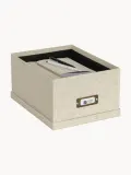 Bigso Box of Sweden Коробка для хранения Gustav II с крышкой, Ш 30 × В 15 см, Светлый бежевый — фото 4