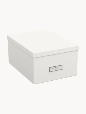 Bigso Box of Sweden Коробка для хранения Gustav II с крышкой, Ш 30 × В 15 см, Белый