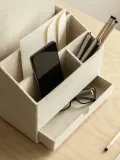 Bigso Box of Sweden Органайзер настольный Greta на 4 отделения с ящиком, ширина 24 см — фото 4