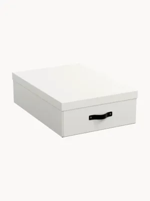 Bigso Box of Sweden Коробка для хранения под кровать Karolin с крышкой, Ш 56 × В 16 см, Белый