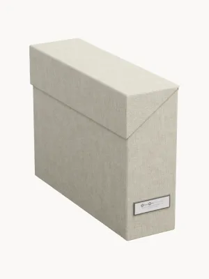 Bigso Box of Sweden Коробка для документов Lovisa с разделителями, 33 x 24 см, Ш 33 × В 24 см, Бежевый