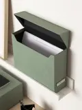 Bigso Box of Sweden Коробка для документов Lovisa с разделителями, 33 x 24 см, Ш 33 × В 24 см, Шалфейный зелёный — фото 6