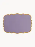 Bitossi Home Комплект салфеток под приборы из хлопка и льна Smerlo, 2 шт, 48x33 см, лавандовый/золотистый — фото 1