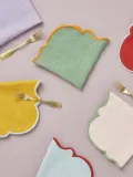 Bitossi Home Комплект салфеток под приборы из хлопка и льна Smerlo, 2 шт, 48x33 см, лавандовый/золотистый — фото 3