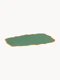 Bitossi Home Комплект салфеток под приборы из хлопка и льна Smerlo, 2 шт, 48x33 см, зелёный/золотистый — фото 2