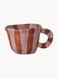 Bloomingville Mini Кружка детская Nini из каменной керамики с ручной росписью, 100 мл, диаметр 8 см, фиалковая с ржаво-красным — фото 4