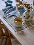 Bloomingville Комплект плетёных салфеток под приборы Vidan из морской травы, 4 шт, 45x33 см, бежевый/сломанный белый — фото 3