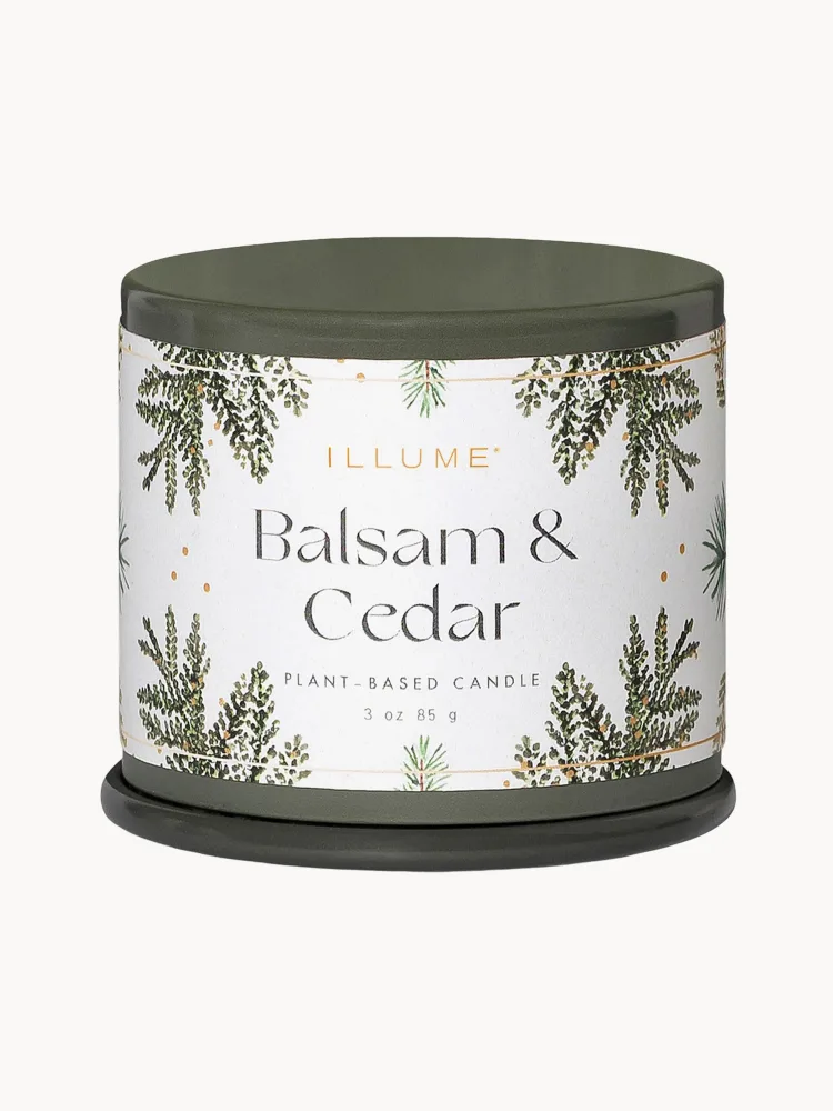 Ароматическая свеча ILLUME Vanity Tin малая, хвоя и корица