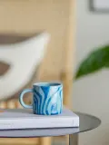Bloomingville Кружка Ninka, Ø 8 × В 8 см, 250 мл, Светлый синий — фото 2